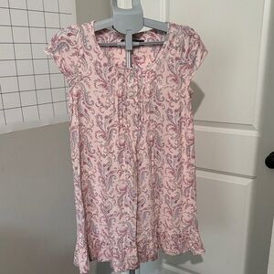 Lauren Ralph Lauren Pink Paisley Nightgown